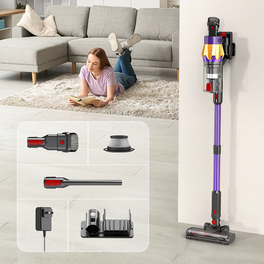 Cordless Handheld Vacuum Cleaner V18 Gold,45KPA,Touch Screen,Smart Dust Sensor, image 0