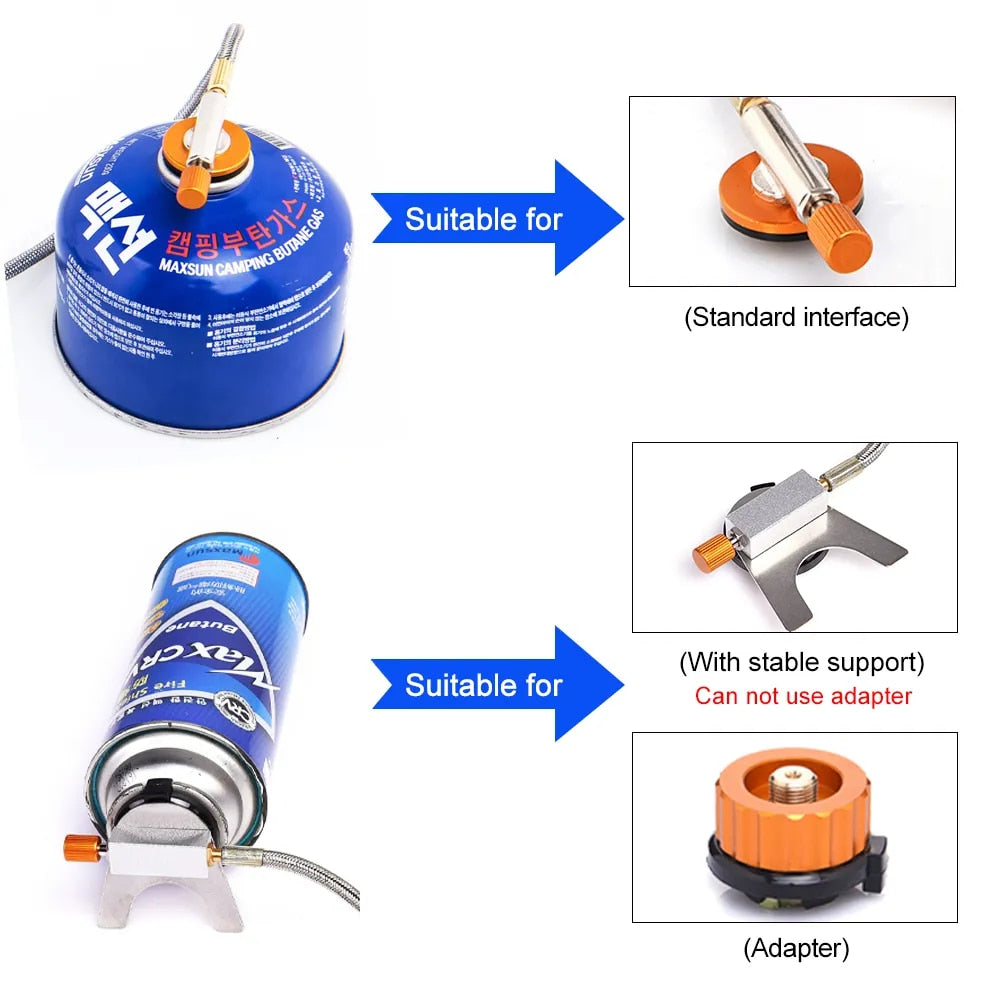 Widesea Camping Gas Stove Outdoor Tourist Burner Strong Fire Heater Tourism Coo image 5