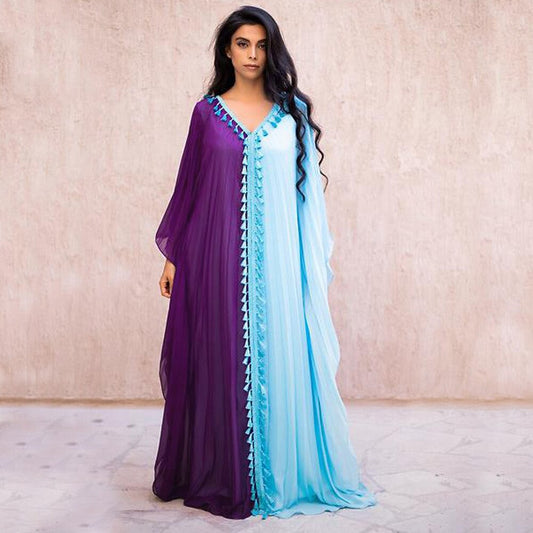 Ramadan Eid African Maxi Dresses For Women Loose Dubai Turkey Islam image 0