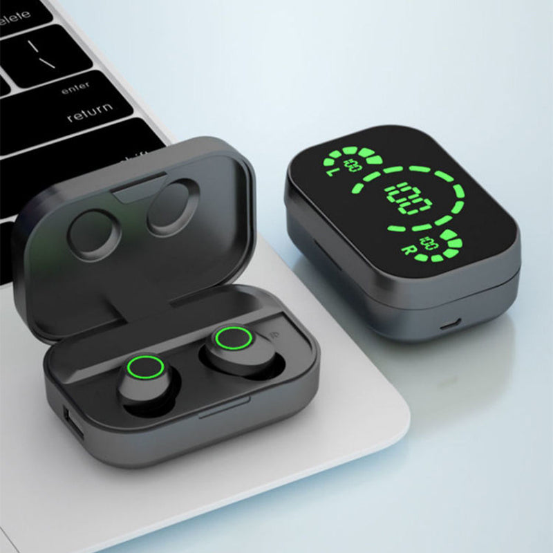 2024 New Three-screen Intelligent Digital Display Power Wireless Earphones High image 4