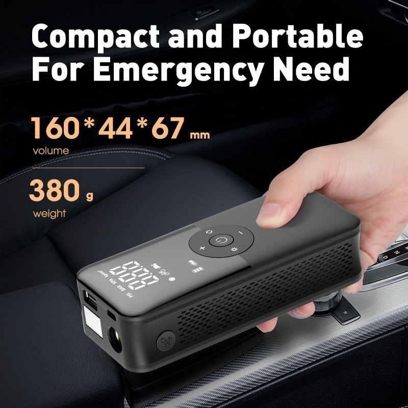 CARSUN Rechargeable Air Pump Tire Inflator Portable Compressor Digital Cordless image 4