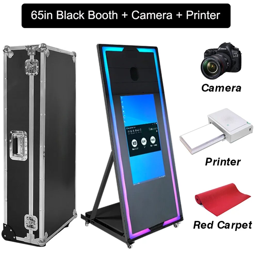 Touch Screen Photobooth Portable Mirror Magic Machine for Wedding Party Activit image 5