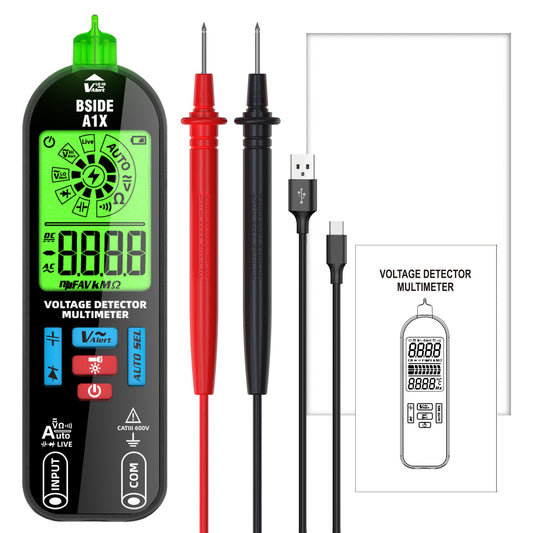 BSIDE Professional Digital Multimeter AC DC Voltage 520V Smart Voltmeter NCV Hz image 0
