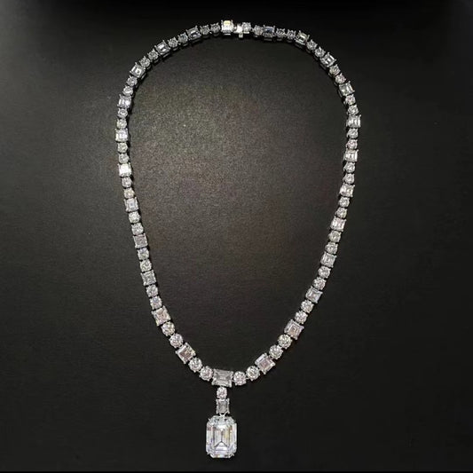 ZOCA High Quality Fine Jewelry Luxury 925 Sterling Silver Plated K Gold Necklac image 0