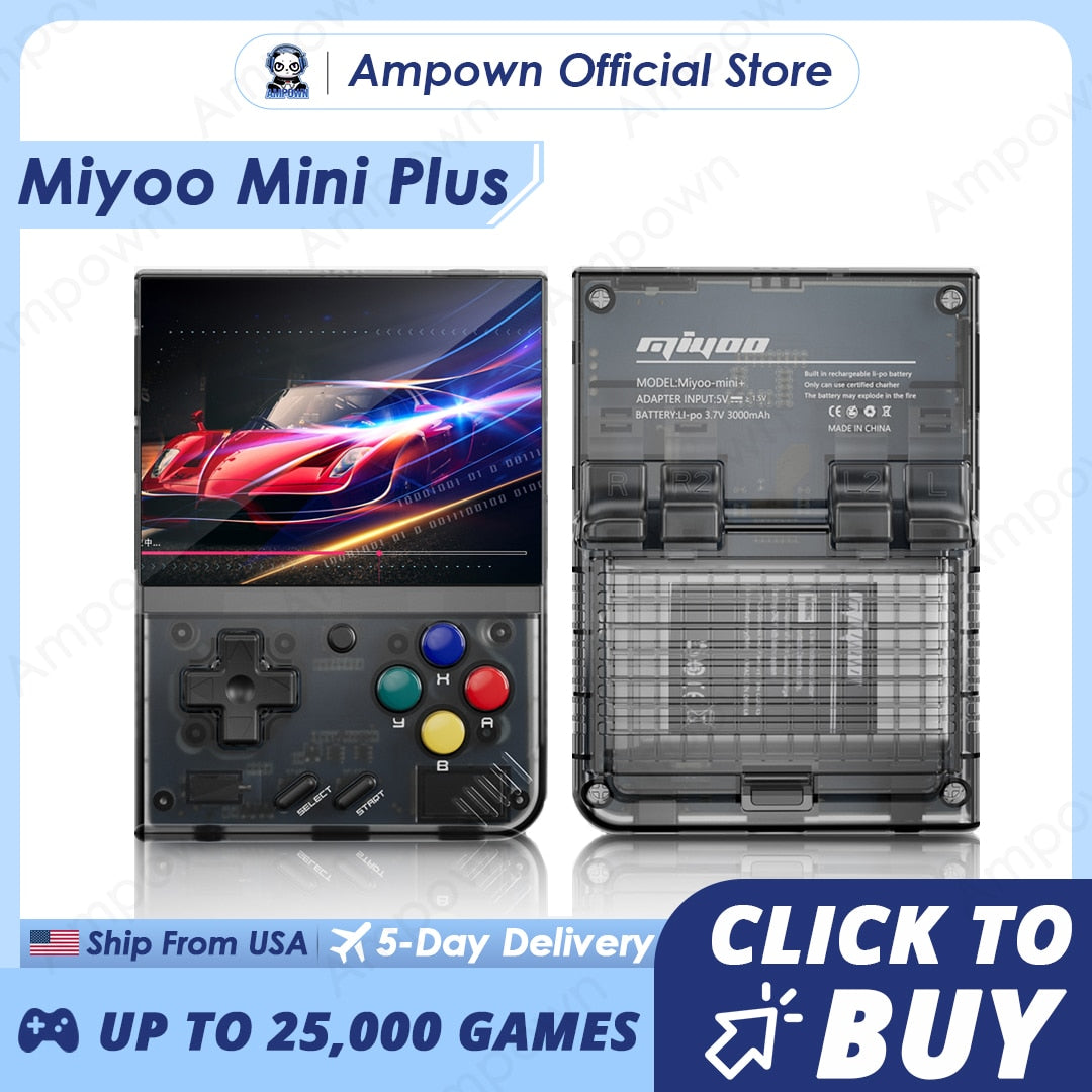 MIYOO Mini Plus Portable Retro Handheld Game Console V2 Mini+ IPS Screen Video image 7
