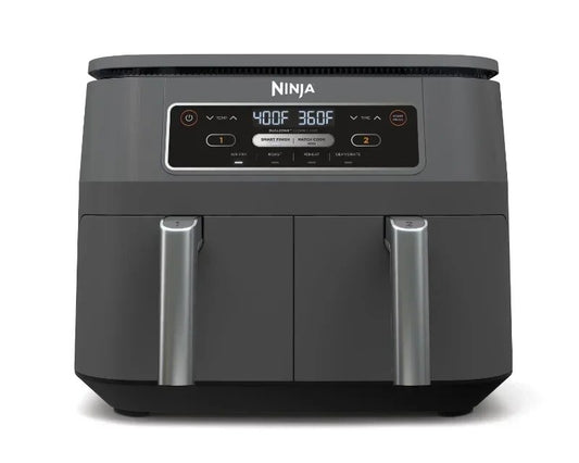 8 Qt 4-in-1 Air Fryer with 2-Basket, featuring DualZone™ Technology, DZ100WM image 0