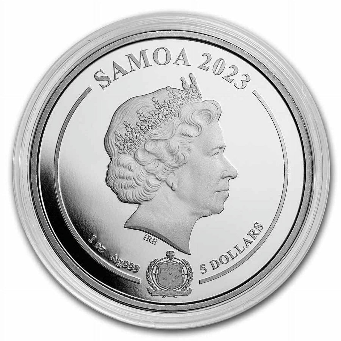 2023 Samoa 1 oz Silver Looney Tunes Tweety BU image 3