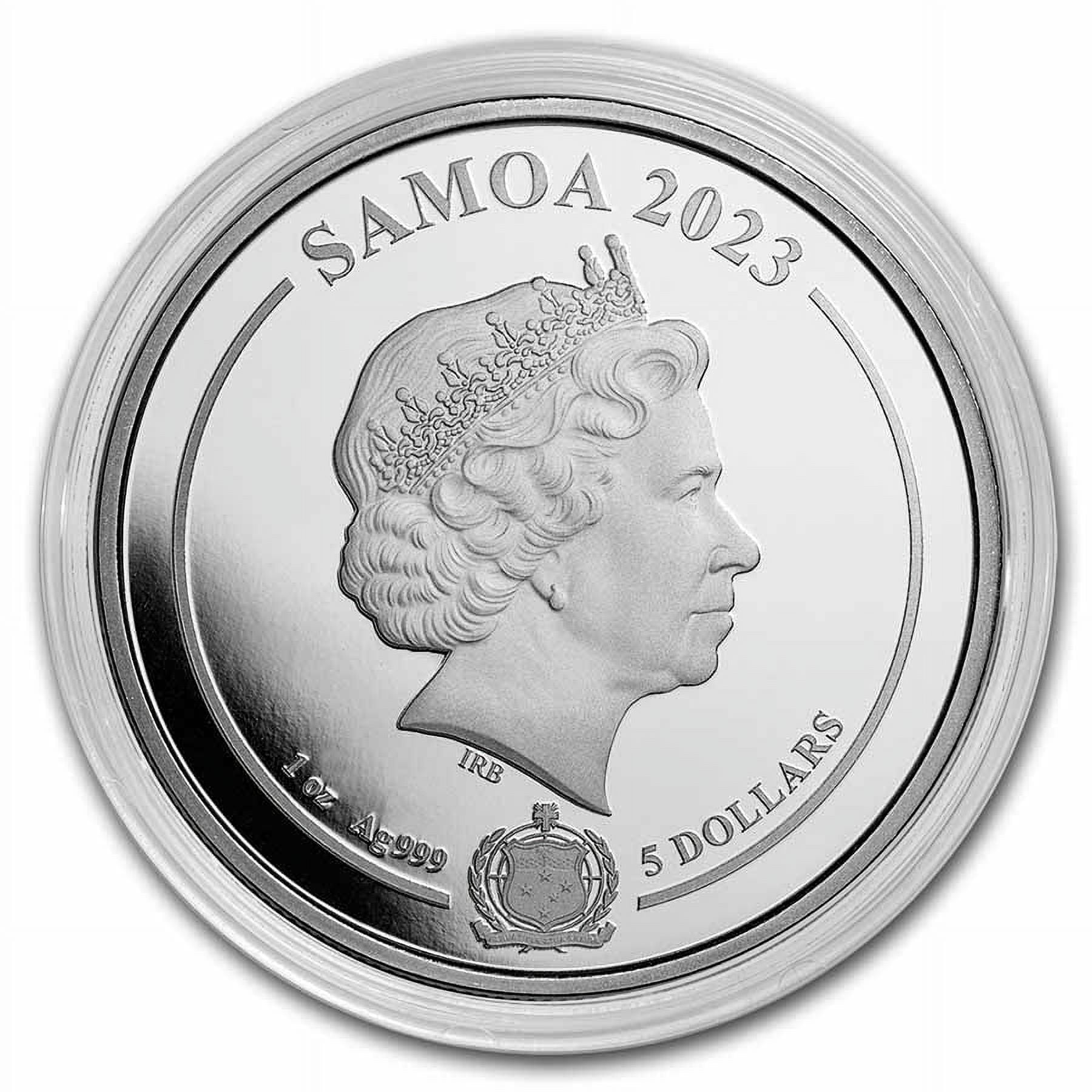 2023 Samoa 1 oz Silver Looney Tunes Tweety BU image 3