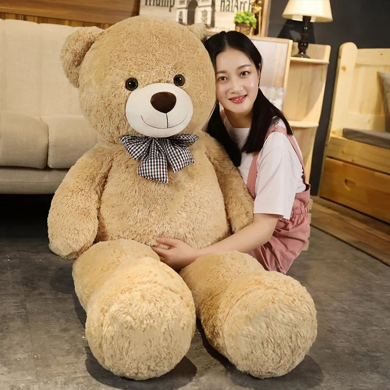 Giant Size American Teddy Bear Plush Toy Big Stuffed Animals Dolls Birthday Val image 5