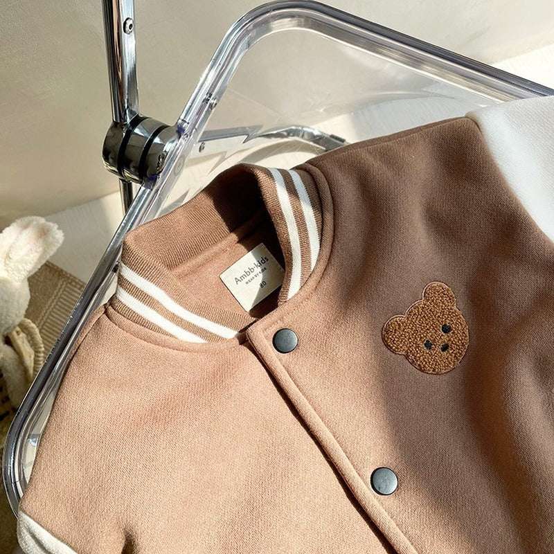 Baby Jacket Casual Baseball Uniform Jacket Outerwear Kids Coat Toddler Infant B image 4