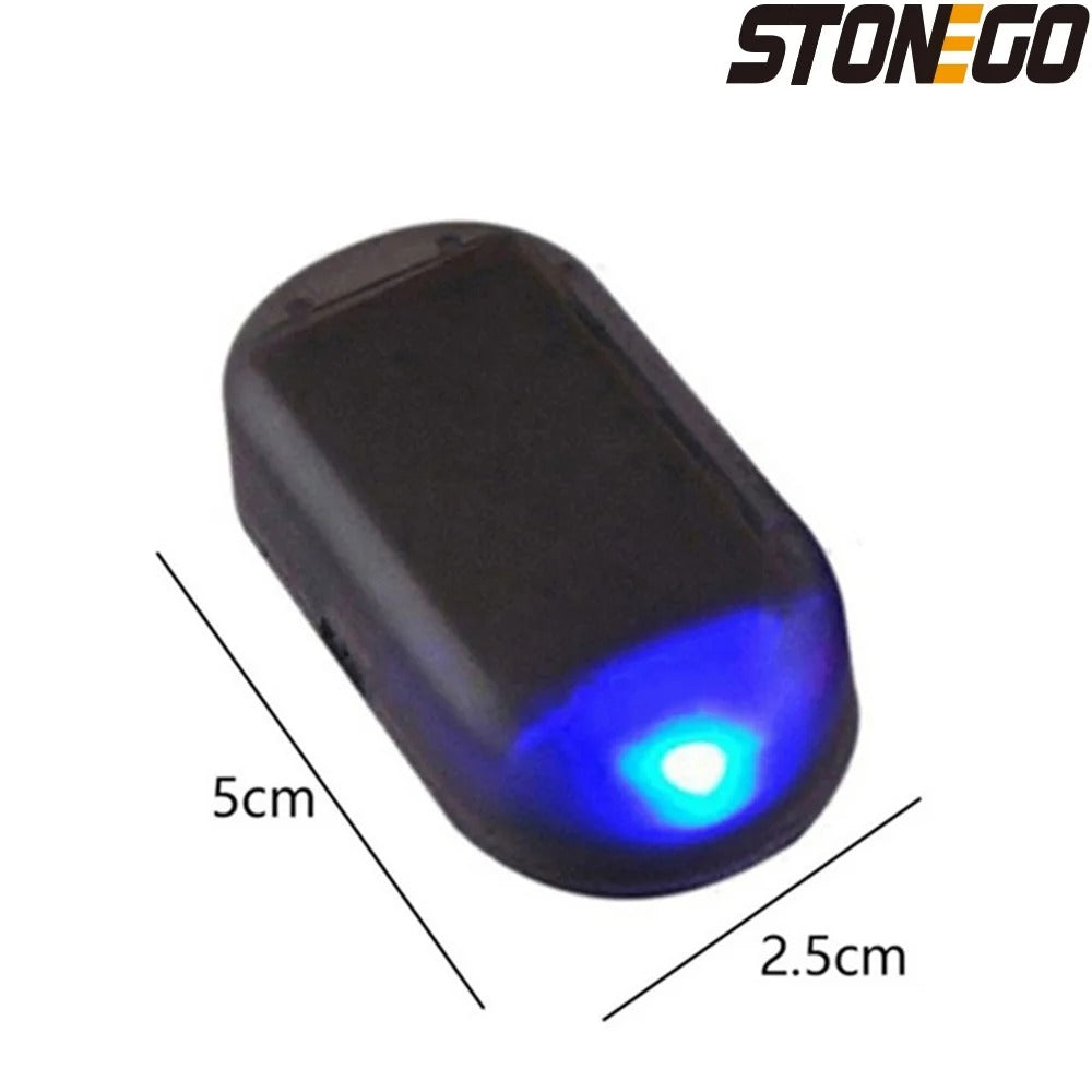 1PC/2PCS Solar Car Anti-Theft Flashing LED Warning Light, Ultra-Bright Simulate image 7