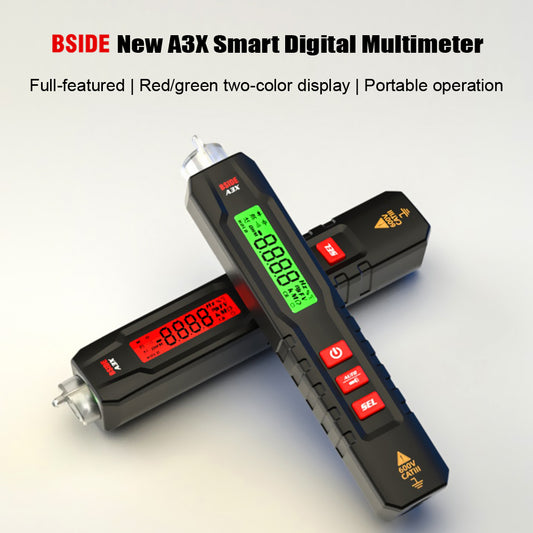 BSIDE Smart Digital Multimeter Pen Type Multitester True RMS Voltmeter DC AC Vo image 0