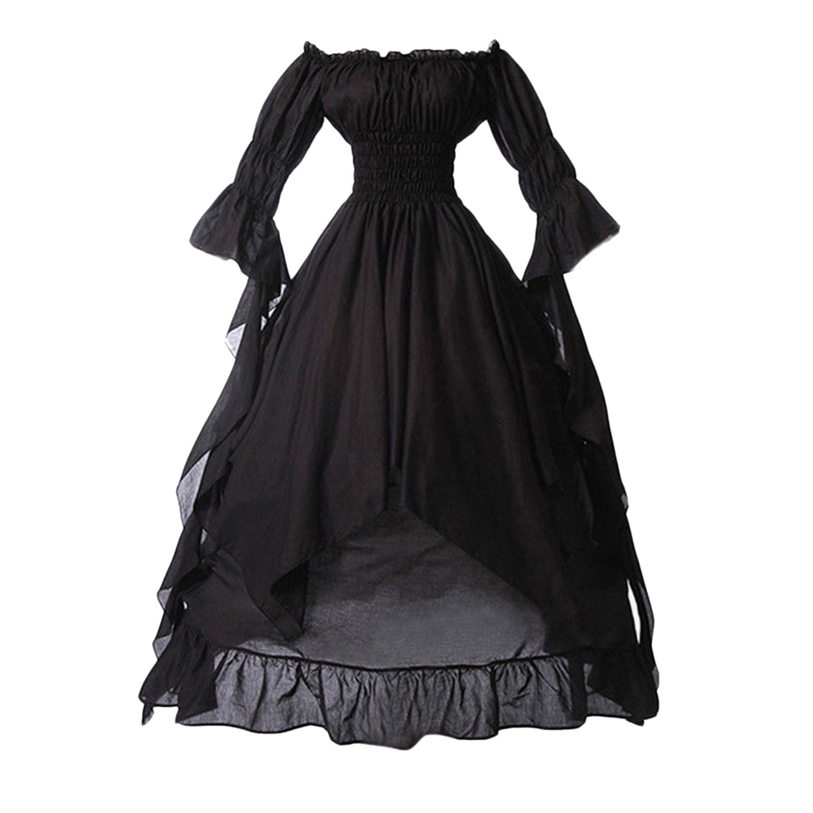 Vintage Victorian Medieval Dress White Renaissance Dress Women Gothic Cosplay H image 2
