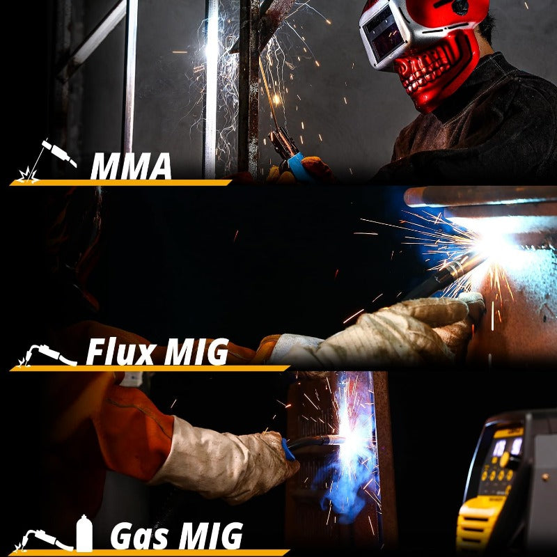 DEKO Digital 200A MIG/MMA Welder, SYNERGIC DC Inverter Welding Machine,110V/220 image 4