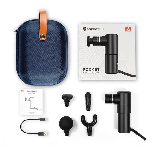 BOOSTER Mini Electric Muscle Massage Gun Pocket Neck Muscle Massager Pain Thera image 0