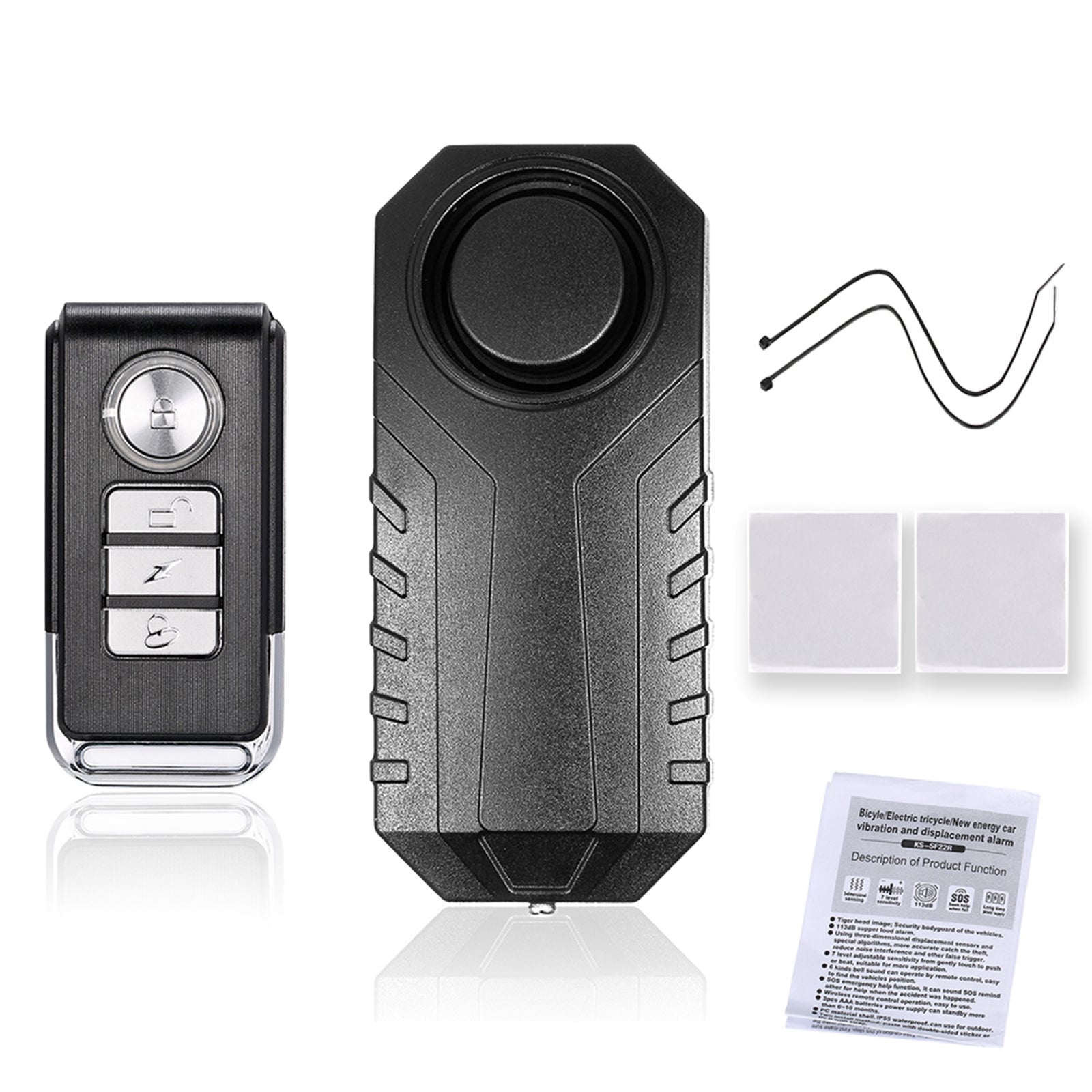 Bicycle/ Electric Tricycle/ Door/ Window Vibration Alarm Intelligent Anti-theft image 0