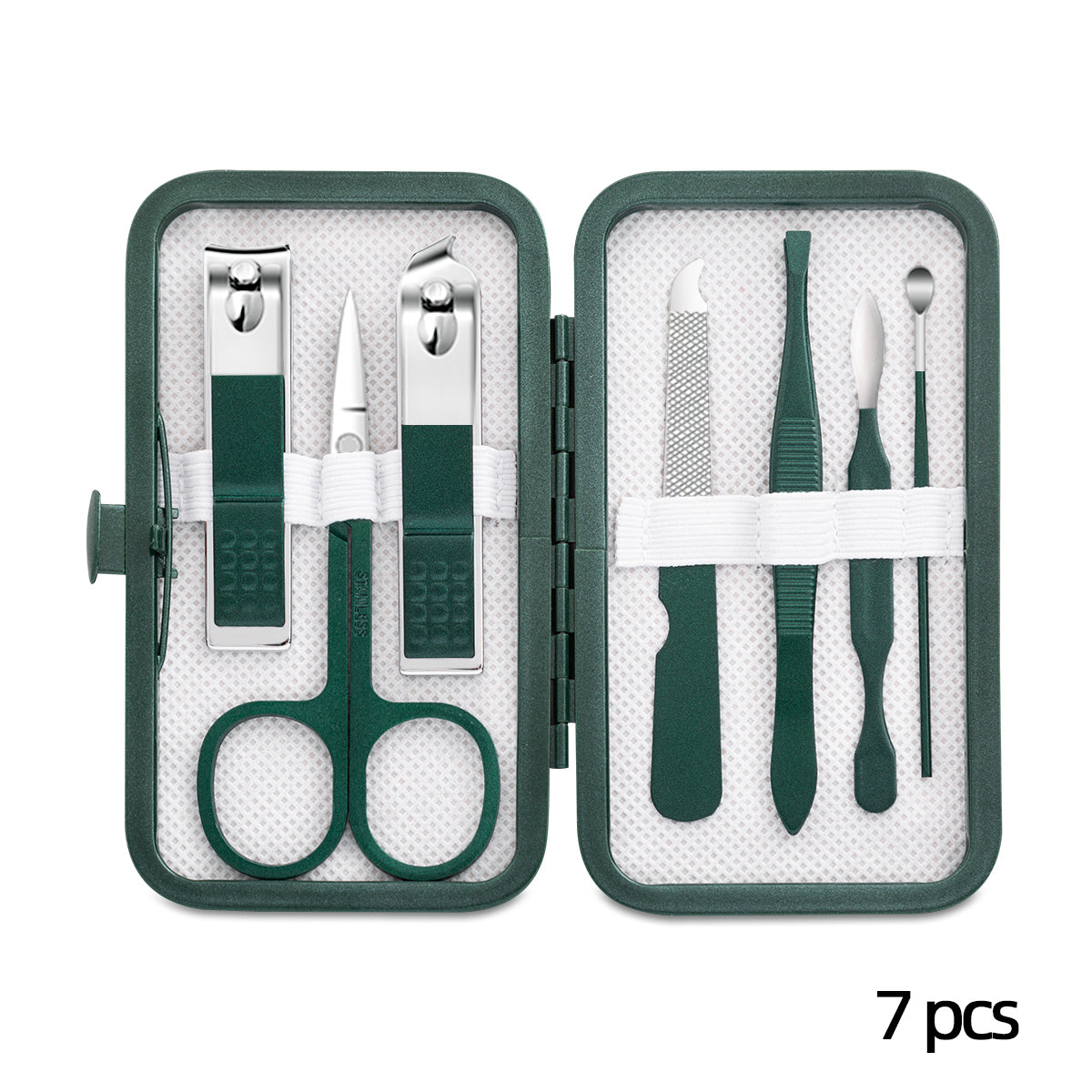 Stainless Steel Nail Clipper Set Grooming Tool Set With Portable Case Manicure image 3