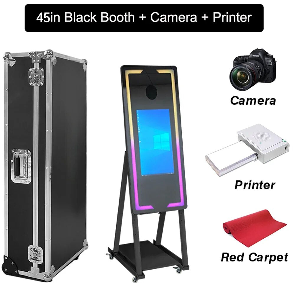 Touch Screen Photobooth Portable Mirror Magic Machine for Wedding Party Activit image 4