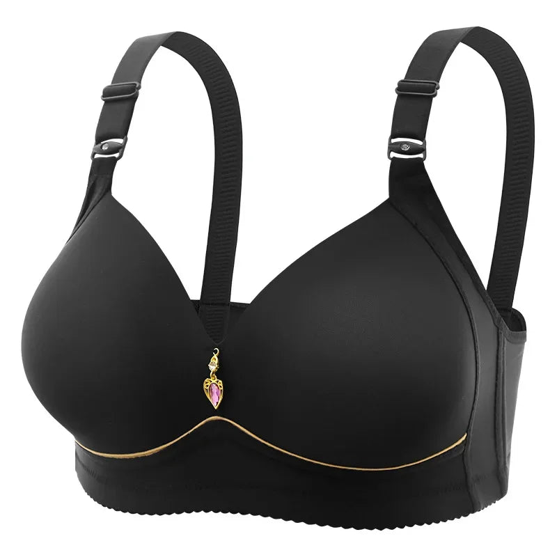 Mom Brassiere Without Steel Ring Breathable Gathered Ladies Underwear Non-magne image 7