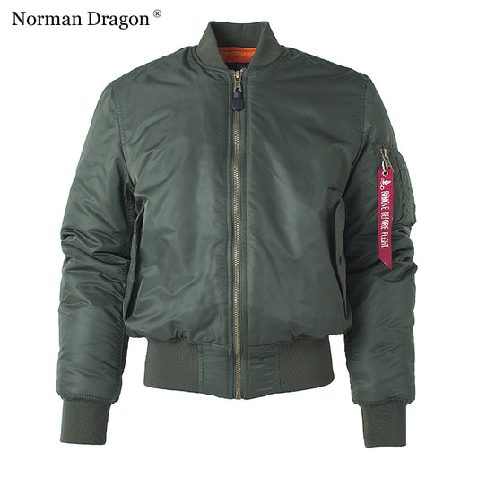 Military tactical Male Army MA-1 Flight Bomber Jacket Baseball Varsity College  image 0