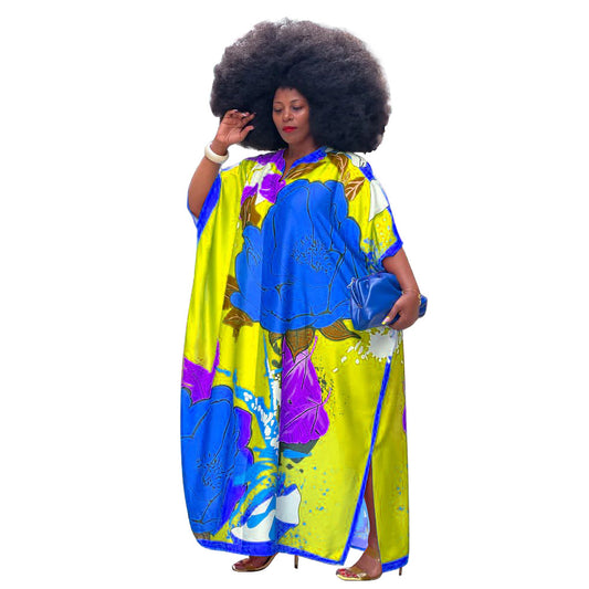 African Dress For Women Plus Size Print Long Wedding Party Dress Evening Gowns image 0