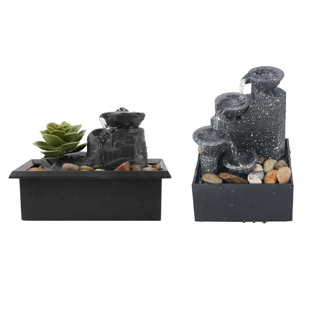 Tabletop Waterfall Decor Water Fountain Desktop Ornaments Flowing Tabletop Land image 7