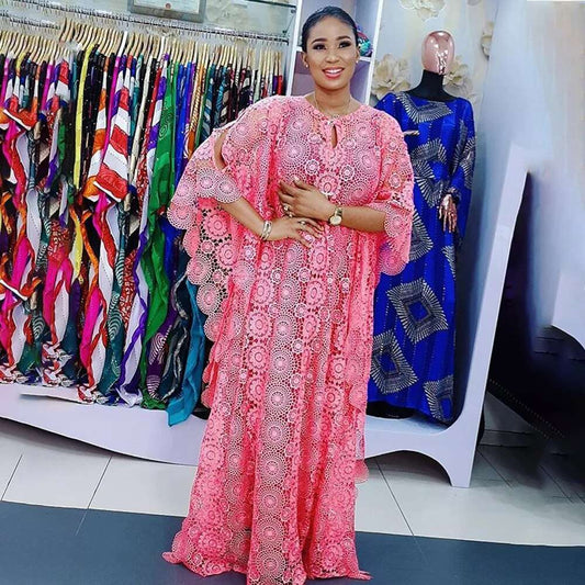 African Dresses For Women Evening Party Maxi Dress 2021 Ladies Clothes Elegant image 0