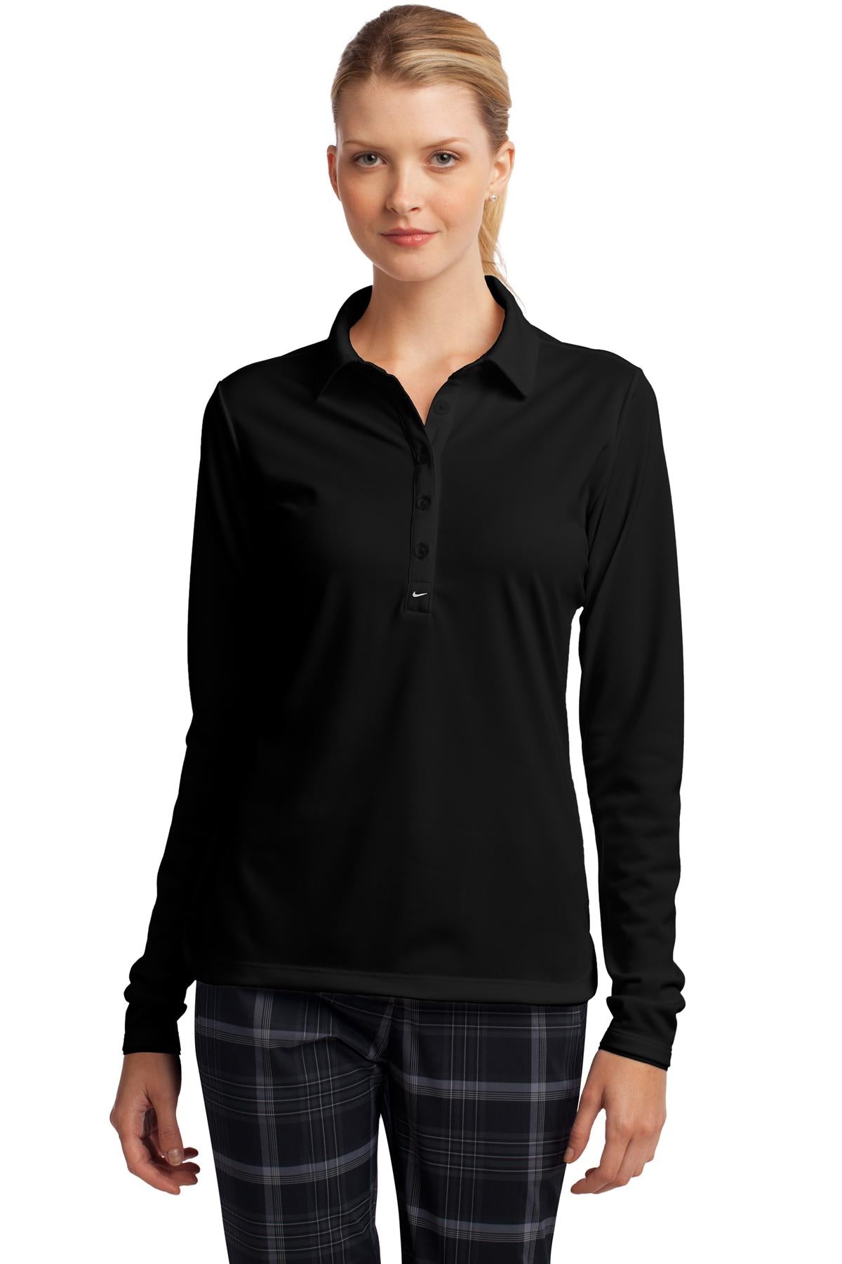 Polo Nike Dri-FIT Stretch Tech de manga larga para mujer. 545322
