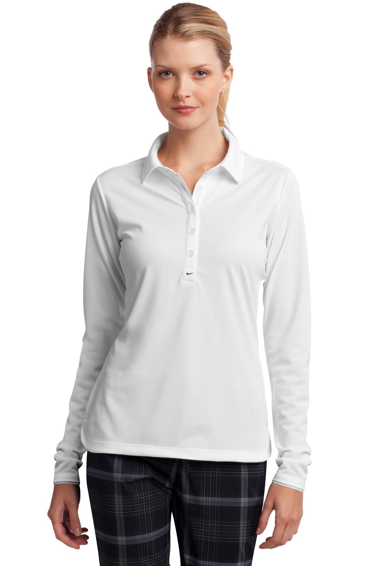 Polo Nike Dri-FIT Stretch Tech de manga larga para mujer. 545322