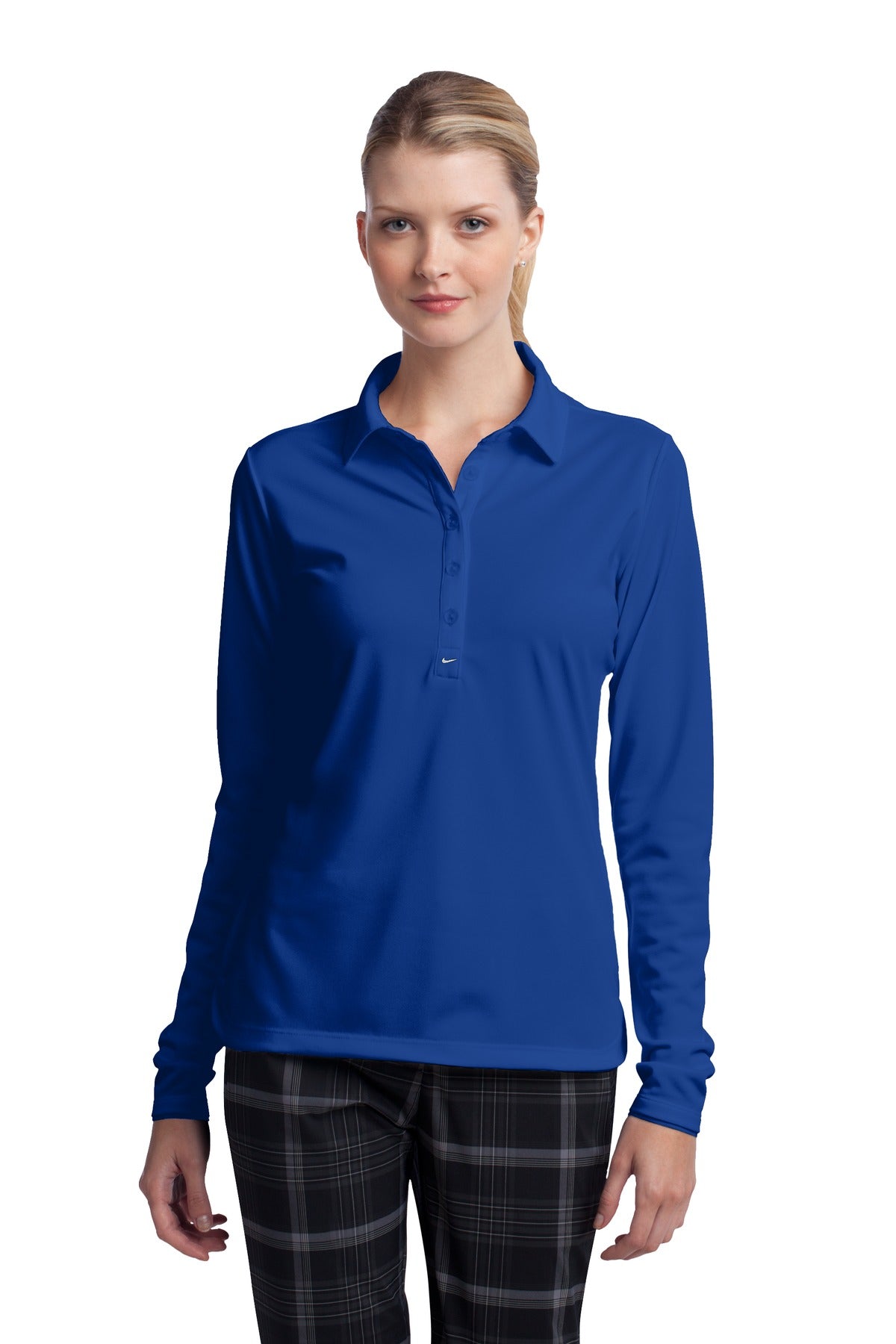 Polo Nike Dri-FIT Stretch Tech de manga larga para mujer. 545322