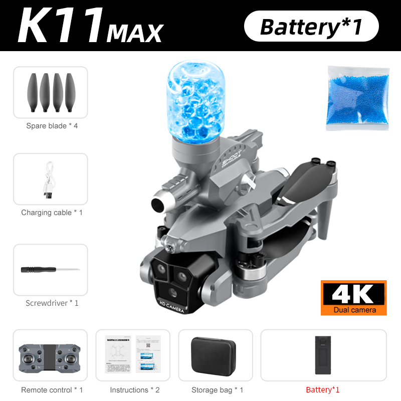 K11 Max Drone with Water Bombs 8K Three HD Cameras Aerial Photography Aircraft image 3