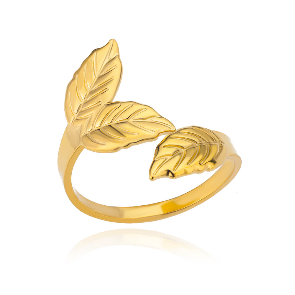 48 Style Women Stainless Steel Rings Gold Color Hollow Out Geometric Open Ring  image 26