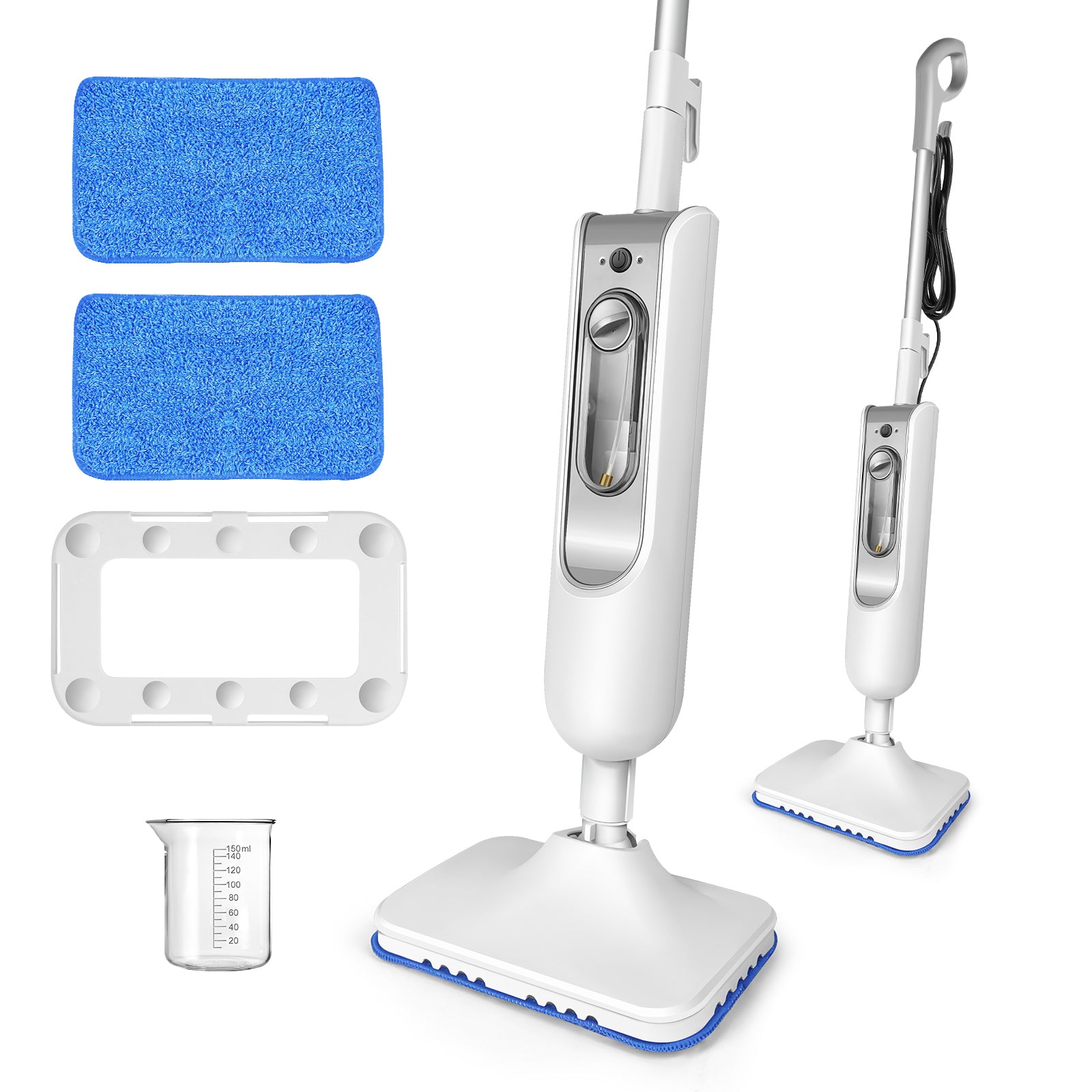 12 IN 1 Electric Steam Mop with 120 Degree Rotatable Head for Floor Cleaning,50 image 2