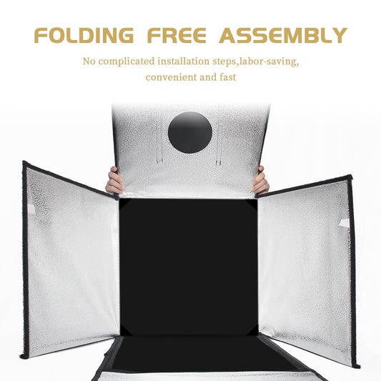Photo Studio Box Portable Lightbox Tabletop Shooting PVC Backdrop Tent Photogra image 0