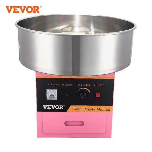 VEVOR Electric Cotton Candy Machine Commercial Floss Maker with Stainless Steel image 0