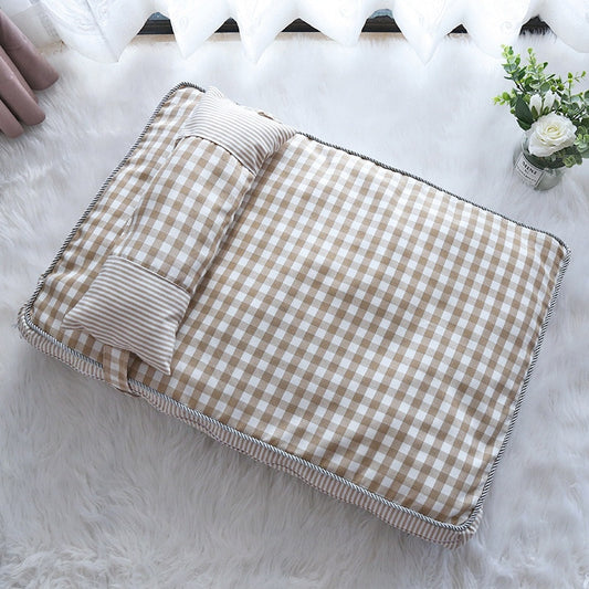 Pet Dog Bed Soft Lounger Pet Bed House for Dogs Cats Cozy Sleeping Sofa Warm Pu image 0
