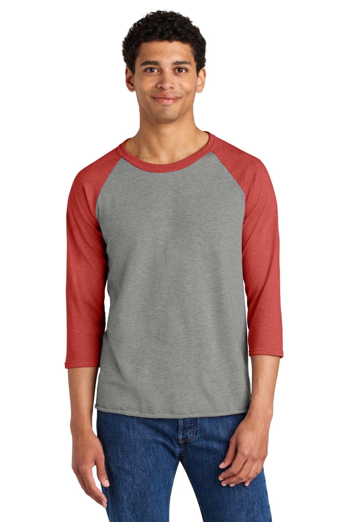 JerzeesÂ® Unisex Premium Blend Combed Ring Spun 3/4-Sleeve Raglan 560R