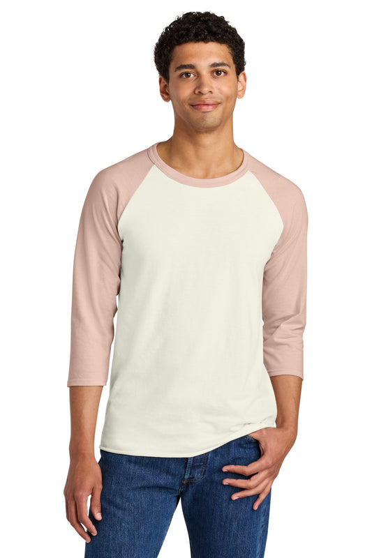 JerzeesÂ® Unisex Premium Blend Combed Ring Spun 3/4-Sleeve Raglan 560R