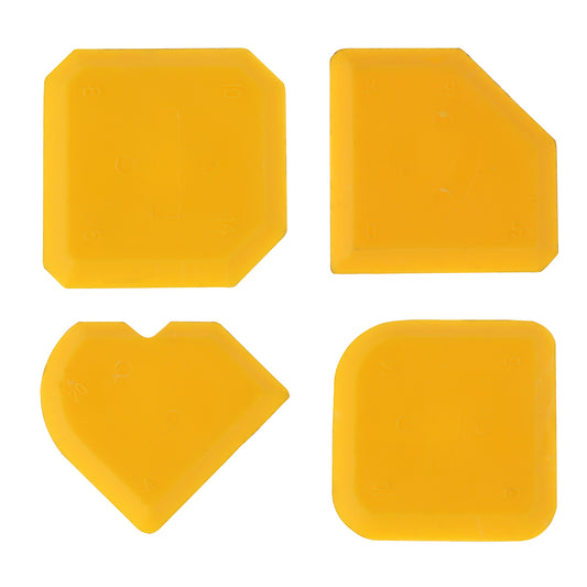 4pcs Silicone Glass Cement Scraper Sealant Grout Remover Home Finishing Caulkin image 0