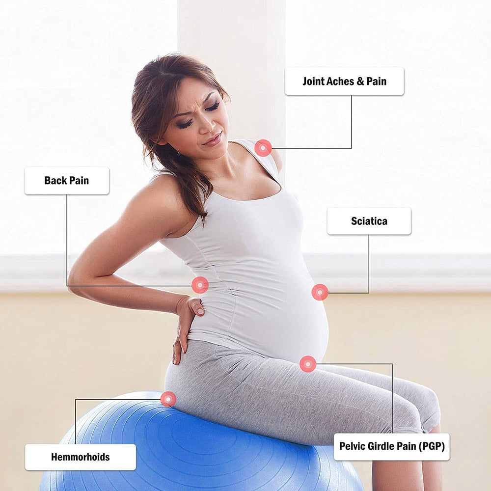Yoga Ball for Fitness Gym Fitball Balance, Pilates Exercise Workout image 7