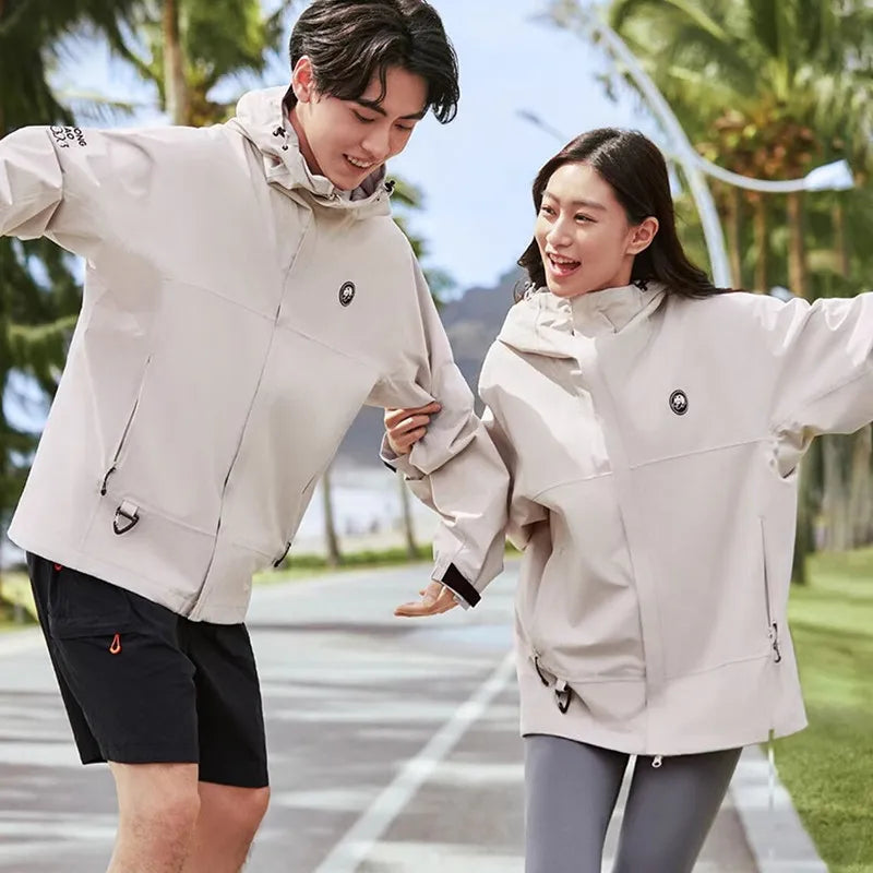 GOLDEN CAMEL Hiking Jackets Women Waterproof Hard Shell Single-layer Jacket for image 1