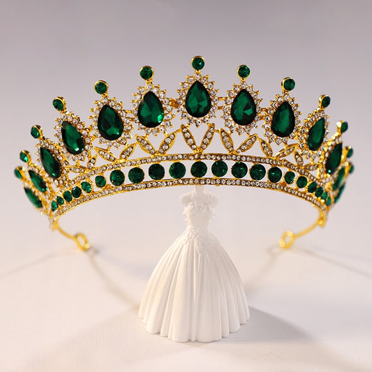Itacazzo Bridal Headwear Full Of Dreamlike Atmosphere Luxurious Dazzling Gold-c image 0