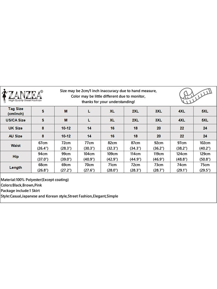 ZANZEA 2023 Women PU Leather Skirt Fashion High Waist Long Jupes Autumn Vintage image 11