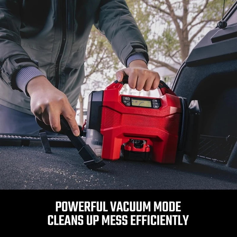 3-in-1 Tire Inflator, 160PSI Portable Air Compressor/Car Vacuum/Dust Blower, 20 image 4