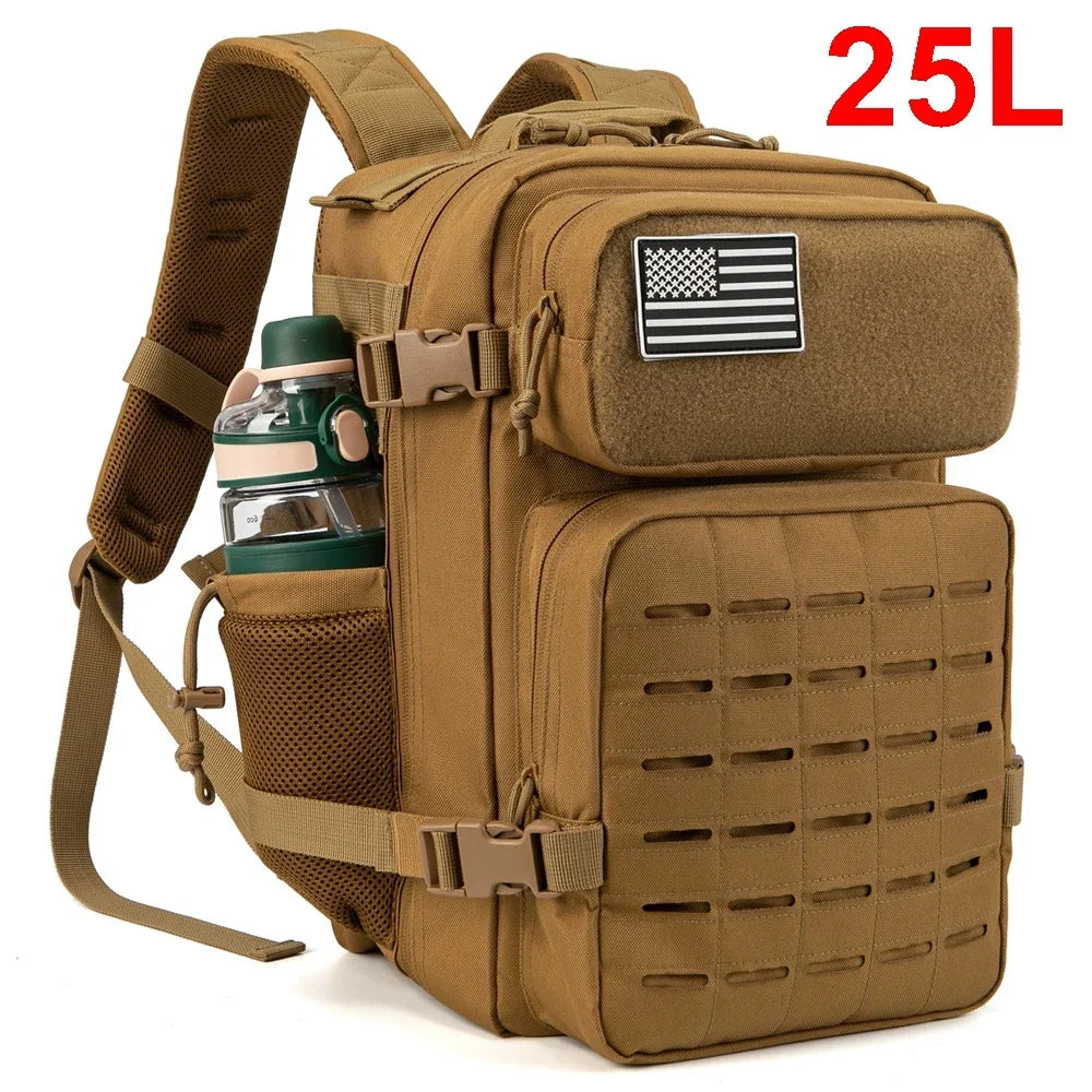 QT&QY 25L/45L Tactical Military Backpack for Men and Women Army Assault Pack Ba image 4