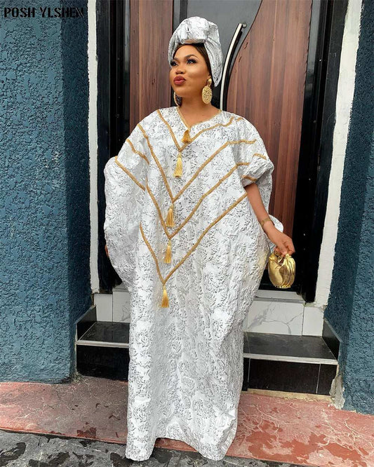 Ramadan Abaya Dubai Luxury African Dresses for Women 2024 Muslim Nigeria Tradit image 0