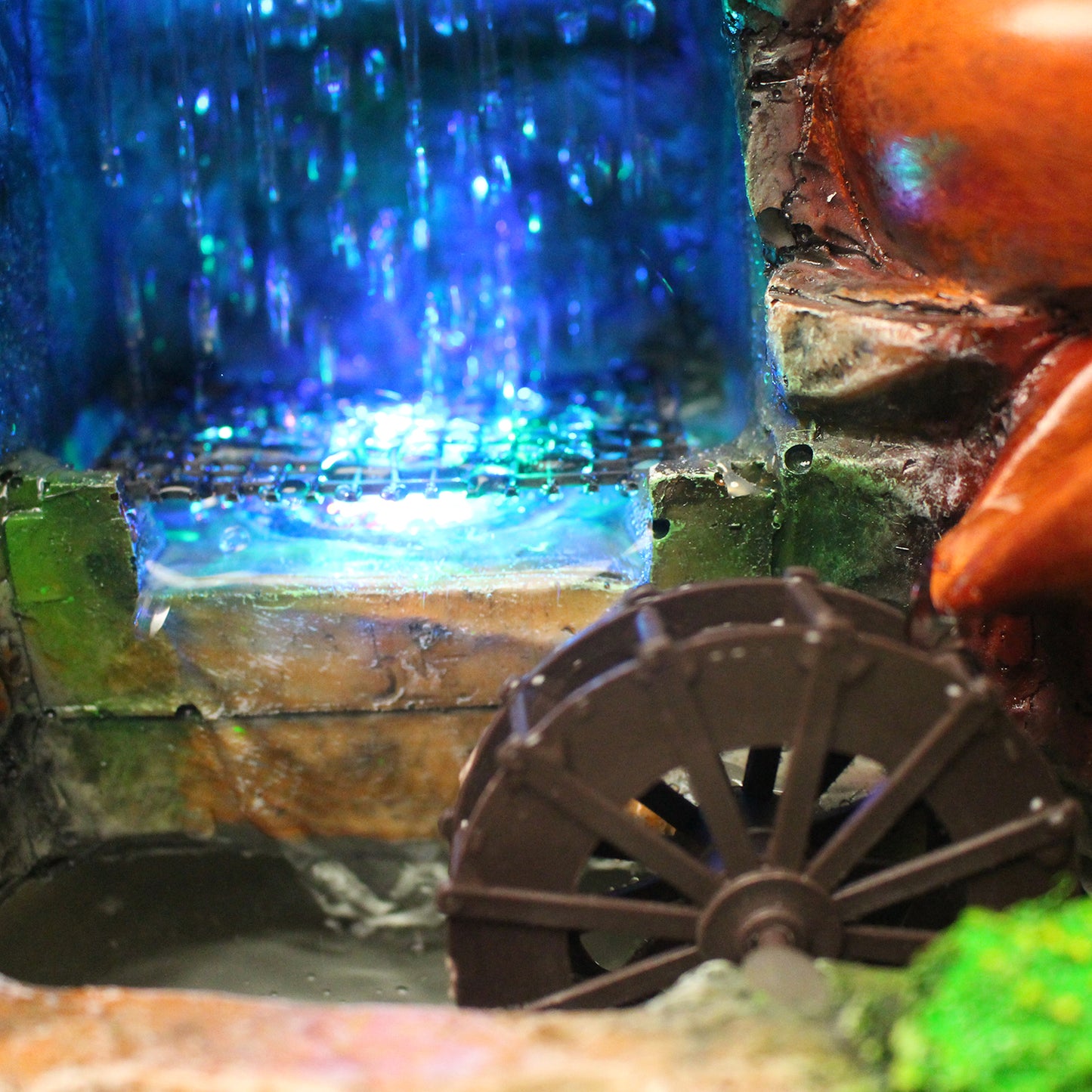 Resin Rockery Mountain Waterfall Fountain Indoor Water Fountain Crafts Tabletop image 4