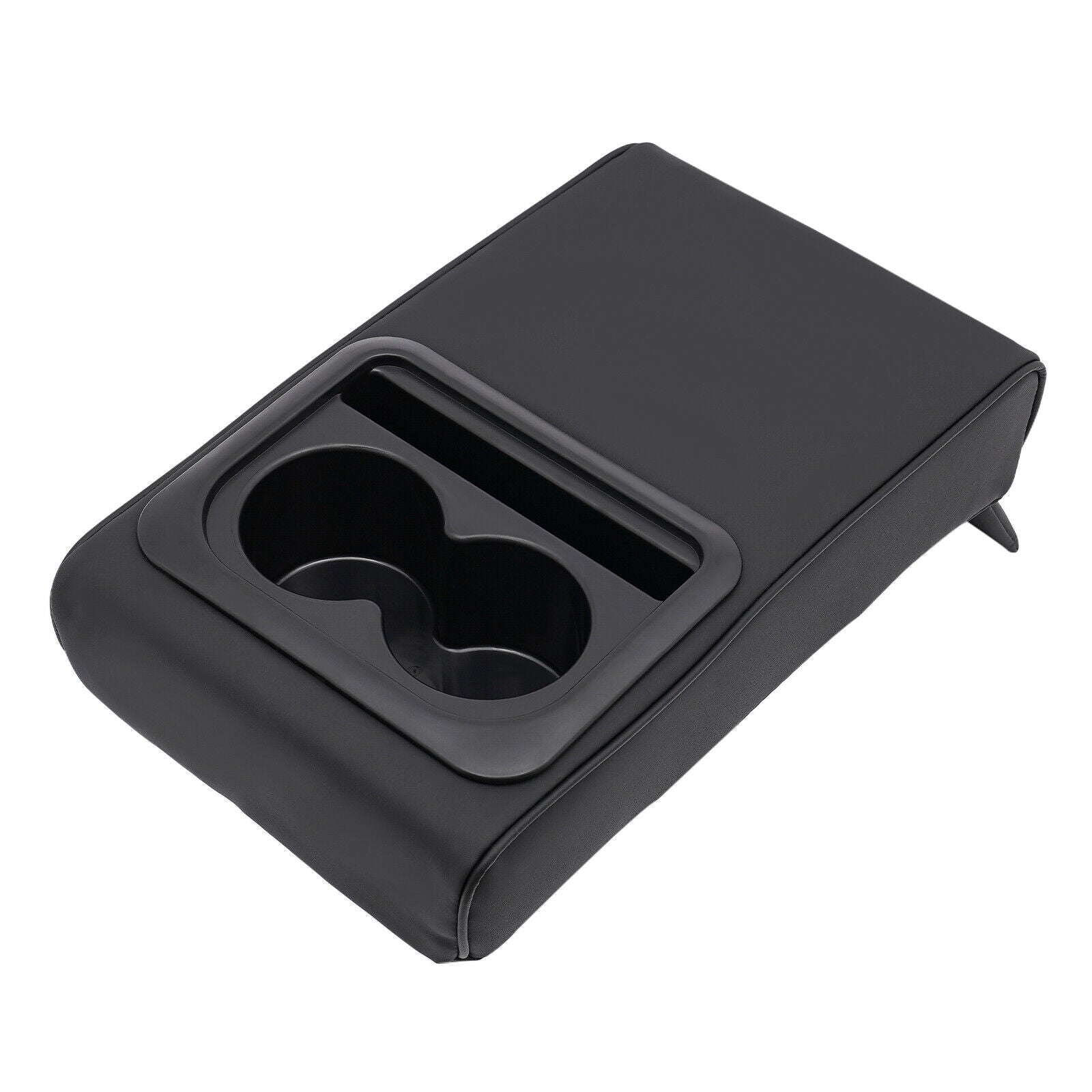 Universal Car Armrest Cushion Pad Center Console Storage Box Cover Cup Holder image 5