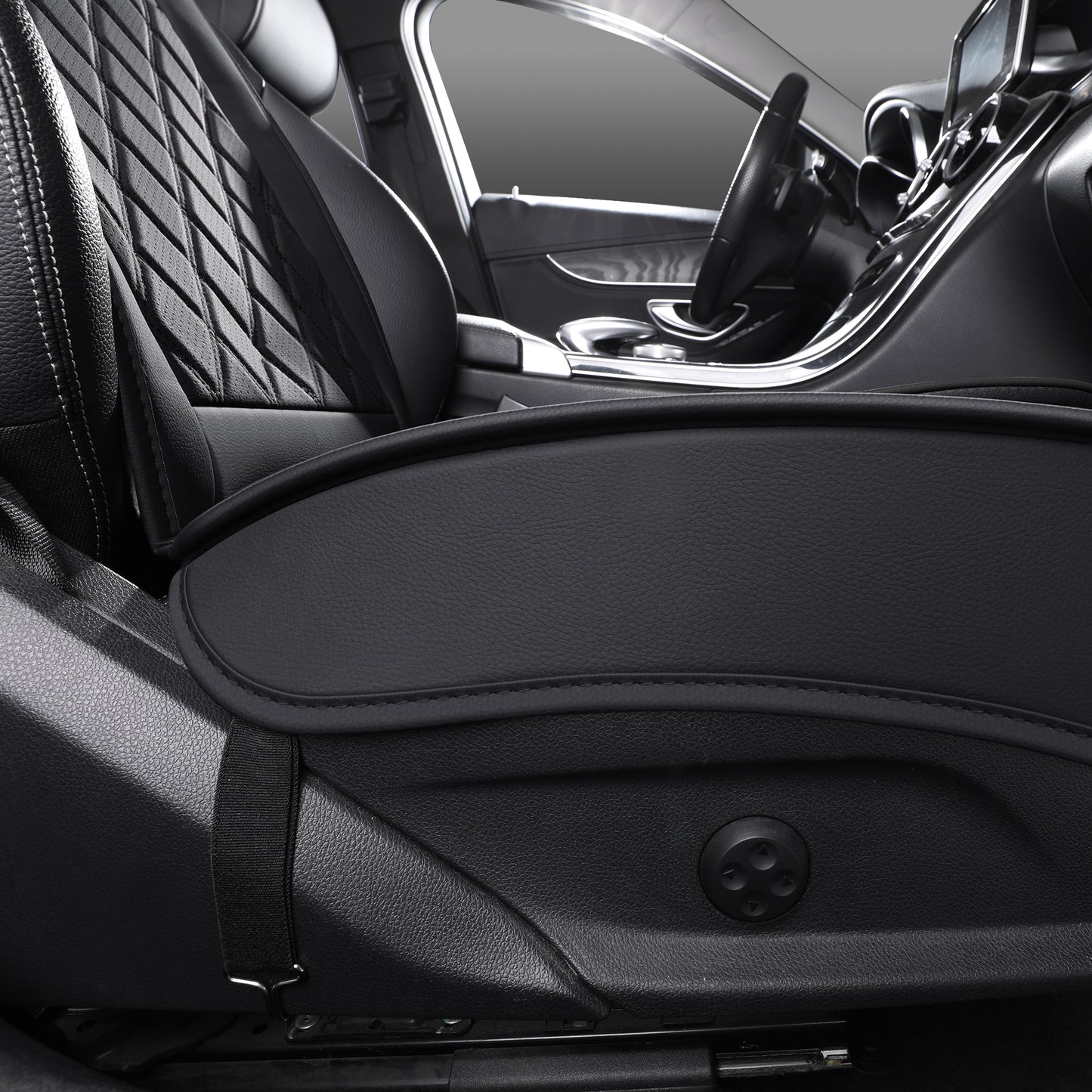 Car Seat Cover, Automotive Seat Covers & Accessories, Front Seat Covers in Blac image 11