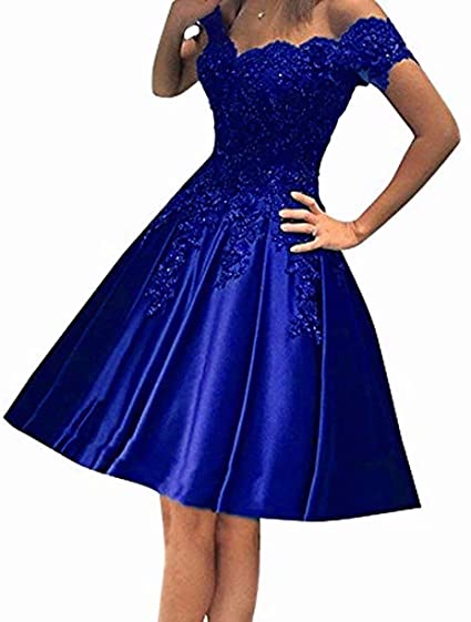 ANGELSBRIDEP Off-Shoulder Homecoming Dresses 2021 Fashion Sweetheart Applique S image 4